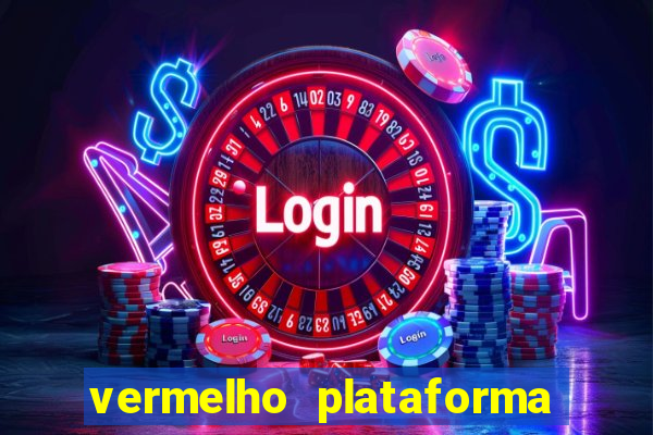 vermelho plataforma de jogos